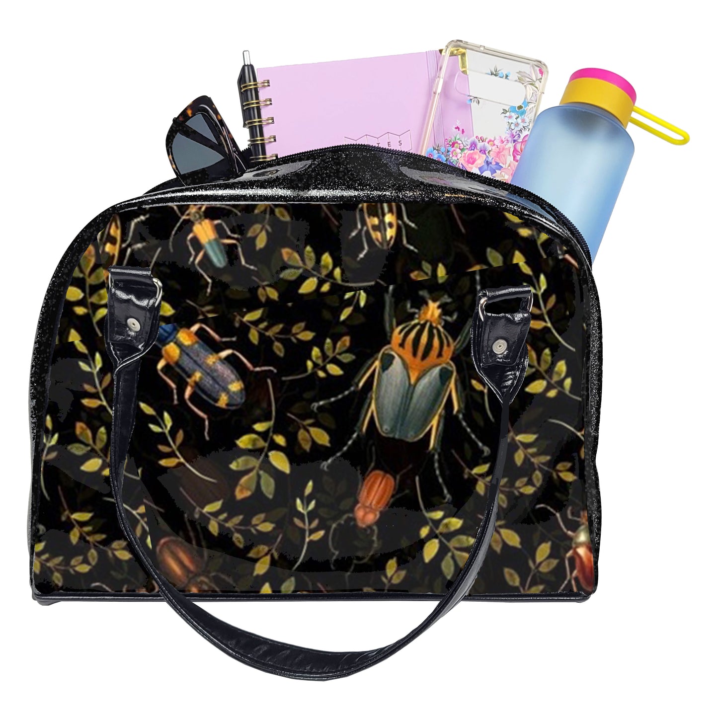 Dark Bowler Bag (Bugs)