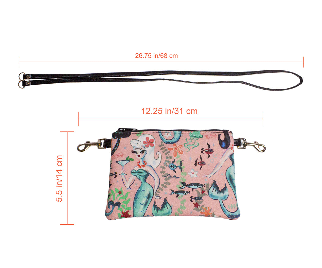 Crossbody Swing Bag (Cocktail Mermaids)