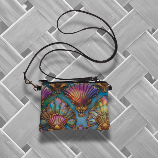 Art Nouveau Crossbody Swing Bag (Seashells)