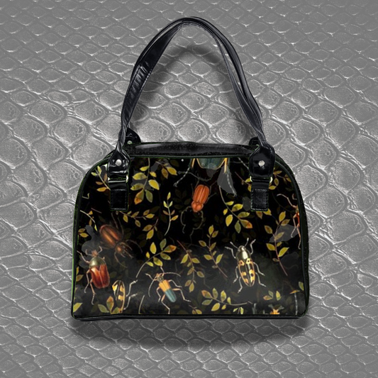 Dark Bowler Bag (Bugs)