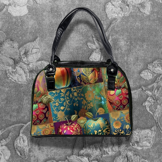 Flora & Fauna Bowler Bag (Apples)