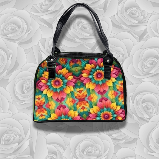Fiesta Bowler Bag (Sunburst Flowers)