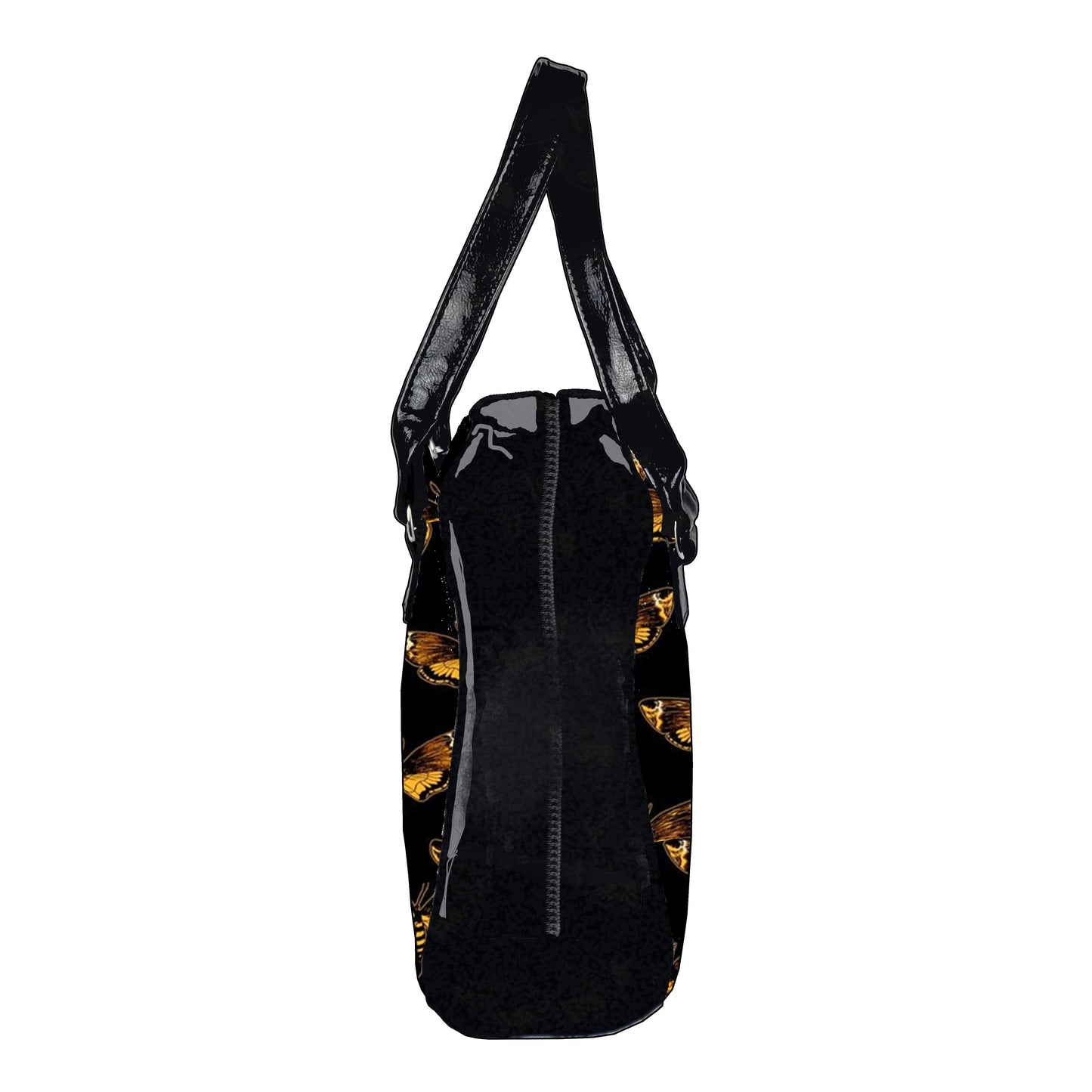 Dark Bowler Bag (Moths)