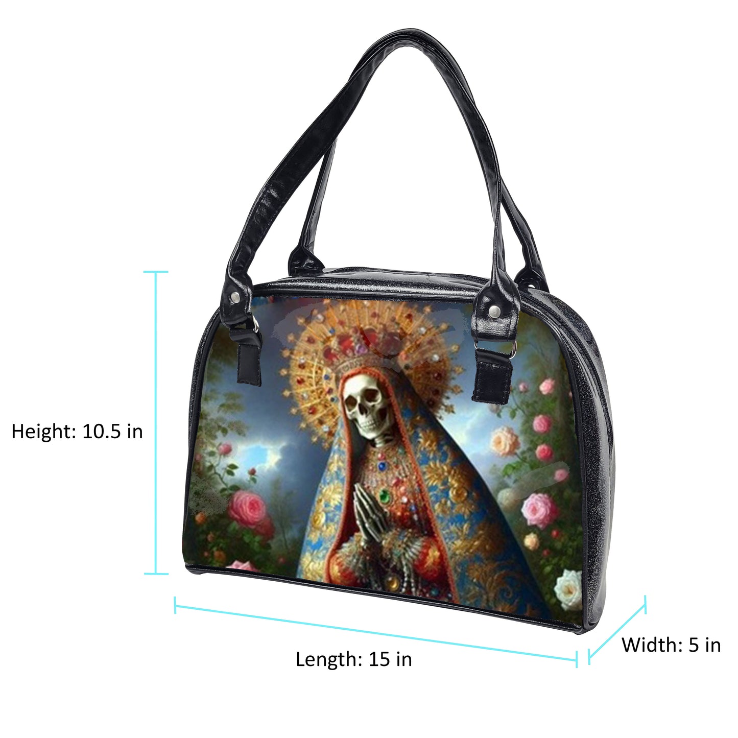 Dark Bowler Bag (Skeleton Saint)
