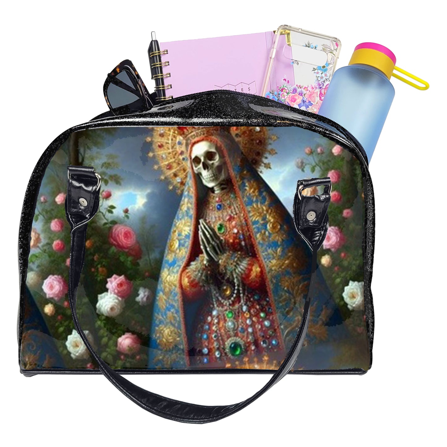 Dark Bowler Bag (Skeleton Saint)
