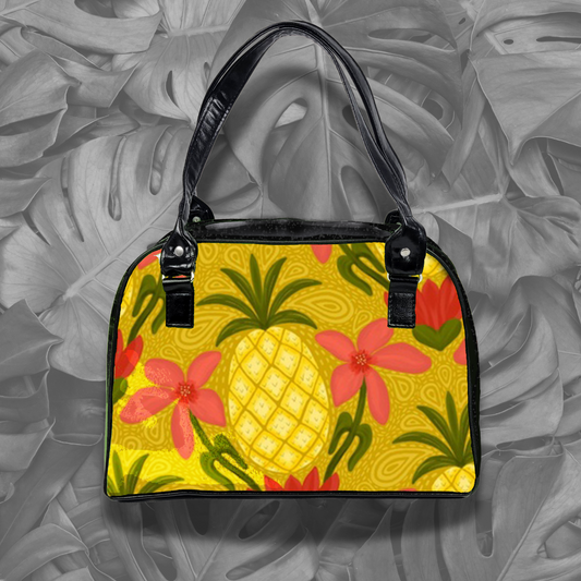 Tropical Bowler Bag (Pineapple)